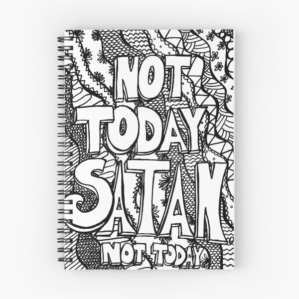 Item preview, Not Today Satan. Not today. designed and sold by SoulMama1970.