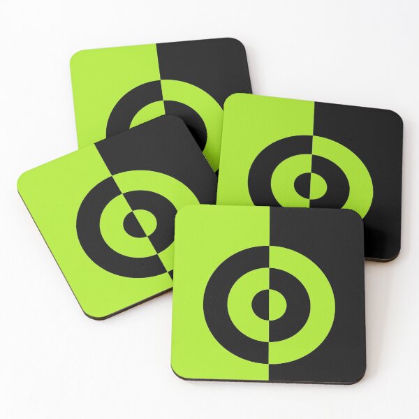 Item preview, Green & Black Mod Target designed and sold by NobodysHero.