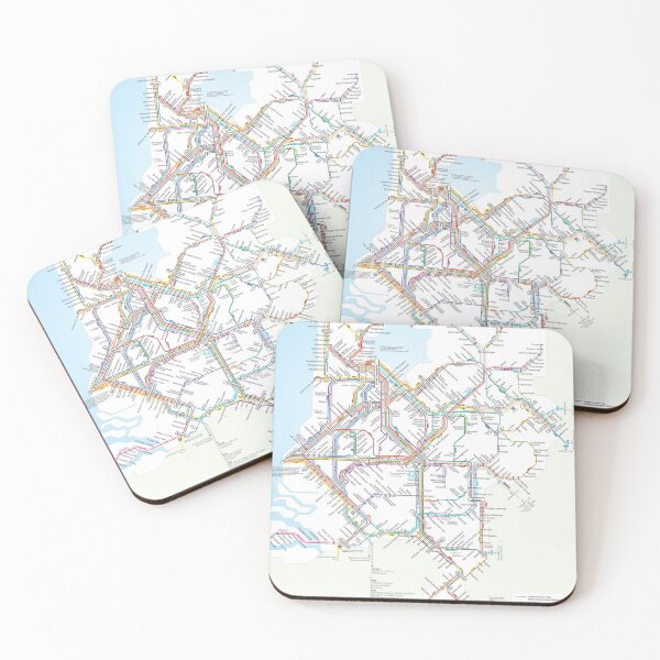 Item preview, Spoorkaart Nederland designed and sold by ProAdmin.