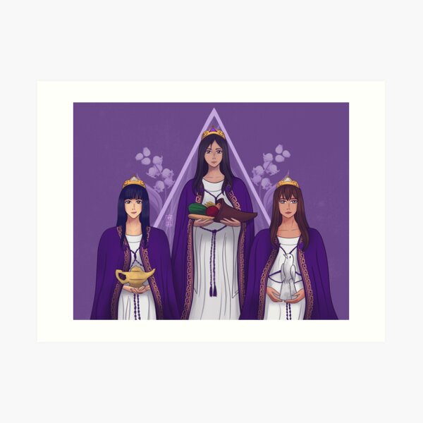 Jobie Three Lights Art Print