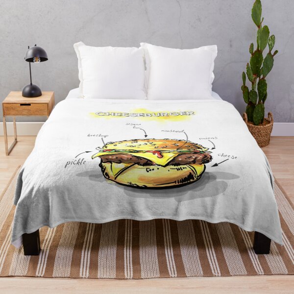 Item preview, CHEESEBURGER ON A SESAME SEED BUN designed and sold by xposedbydesign.