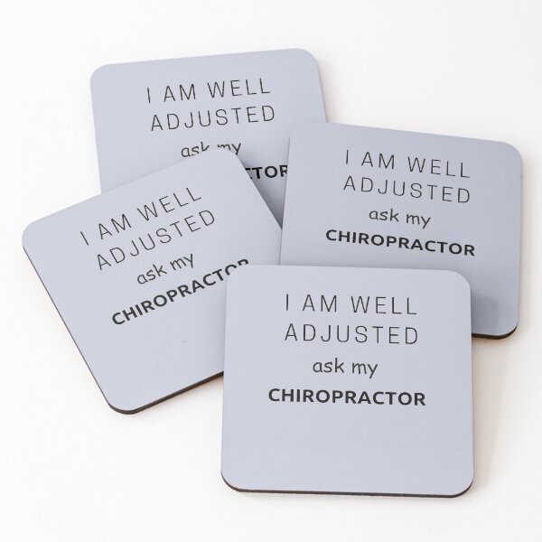 Item preview, Well Adjusted ask my Chiropractor - Chiropractic Novelty  designed and sold by HyggeDesigns.