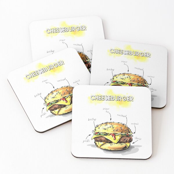 Item preview, CHEESEBURGER ON A SESAME SEED BUN designed and sold by xposedbydesign.