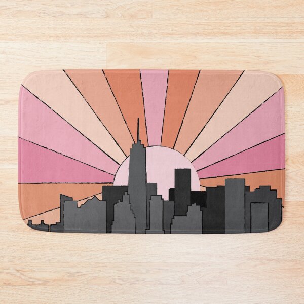 Item preview, NYC sunset - pink  designed and sold by anniemarge.