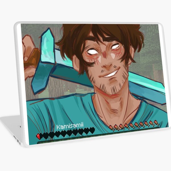 Herobrine Face Laptop Skin for Sale by LegendaryVortex