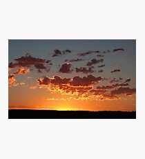 Sunrise on the Horizon Photographic Print