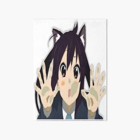 anime girl Art Board Print