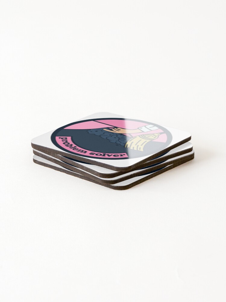 Thumbnail 4 of 5, Coasters (Set of 4), Problem Solver designed and sold by Deelara.