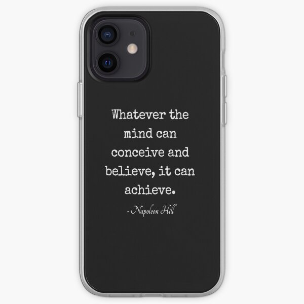 Napoleon-Hill Inspirational Motivational Fancy Quote iPhone Soft Case