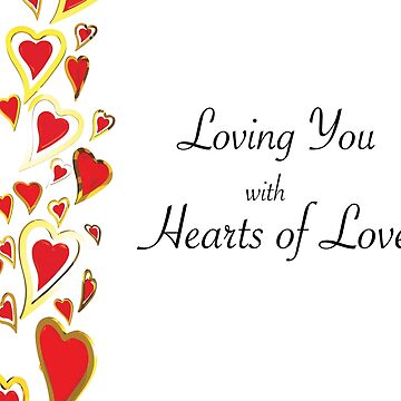 Artwork thumbnail, Loving You with Hearts of Love by key-creations