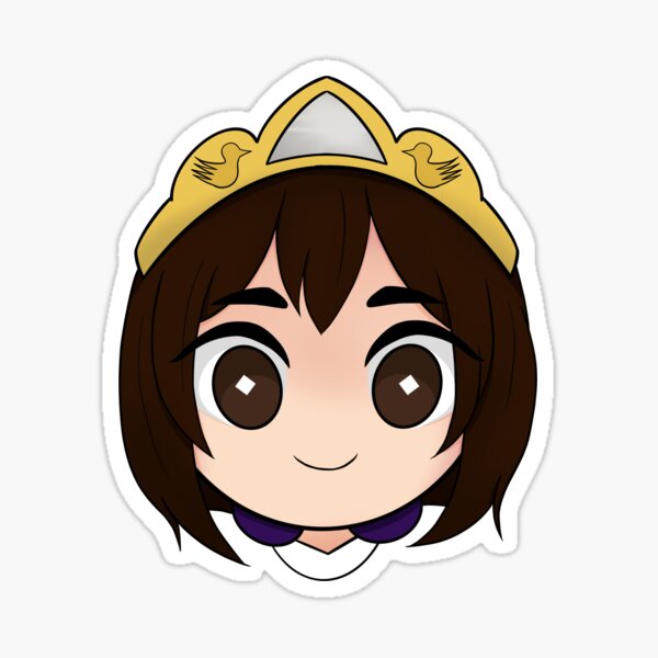 Junior Princess Chibi Head Sticker