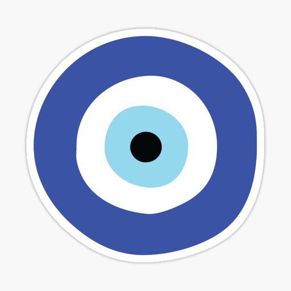 Evil Eyeball Sticker - Naked Eye Studio