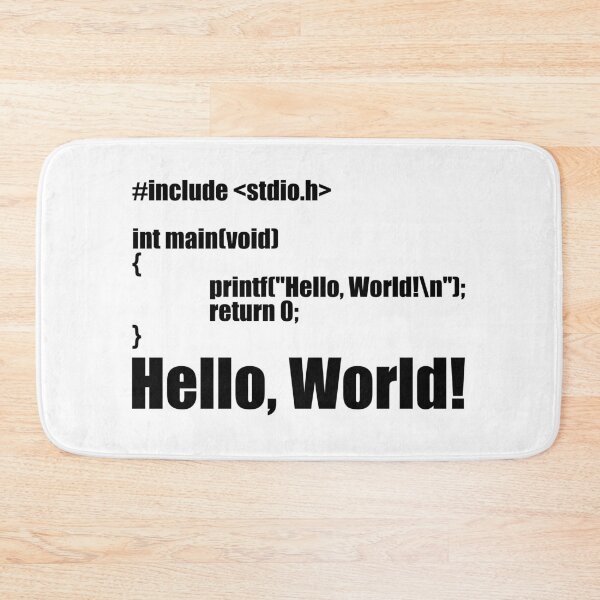 Item preview, Hello, World! designed and sold by auraclover.