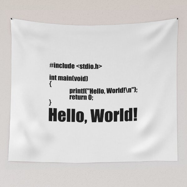 Item preview, Hello, World! designed and sold by auraclover.