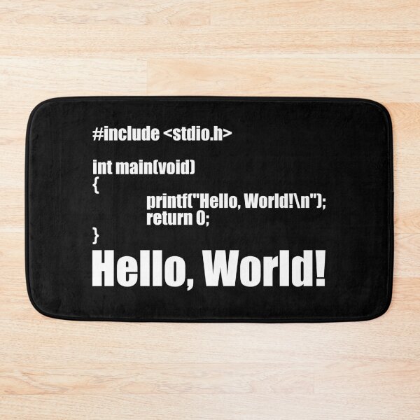 Item preview, Hello, World! designed and sold by auraclover.
