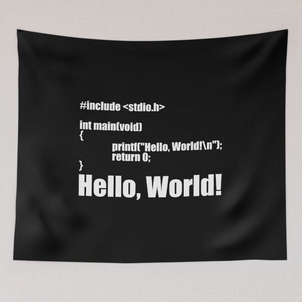 Item preview, Hello, World! designed and sold by auraclover.