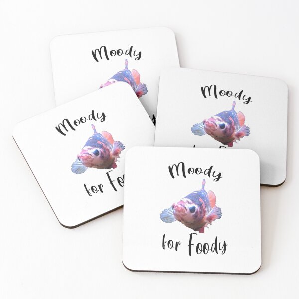 Item preview, Moody for Foody Betta Sticker! designed and sold by Iyuda.