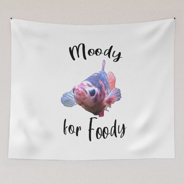 Item preview, Moody for Foody Betta Sticker! designed and sold by Iyuda.
