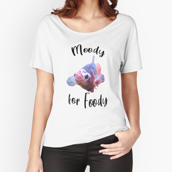 Moody for Foody Betta Sticker! Relaxed Fit T-Shirt