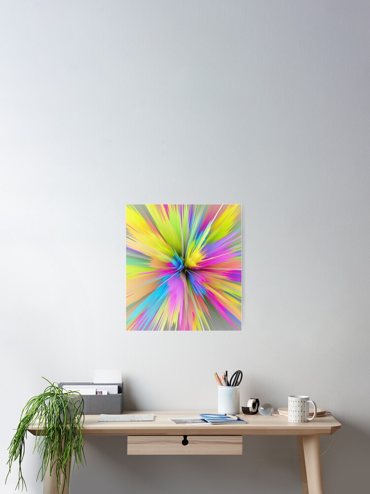 Thumbnail 2 of 3, Poster, Summer Explosion designed and sold by DebiAllard.