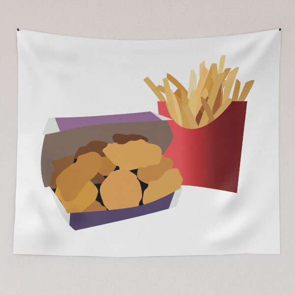 Item preview, Chicken Nuggets and Fries designed and sold by ArtsyJulez.