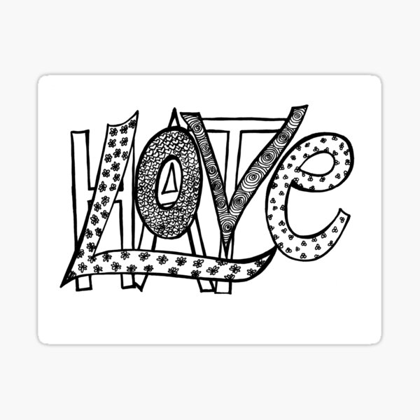 Love Trumps Hate Sticker
