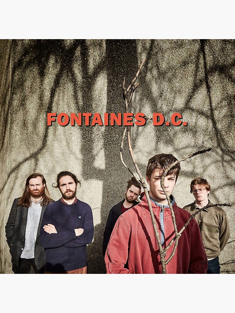 "Sixdos FONTAINES Show D.C. American DC Tour 2020" Poster by
