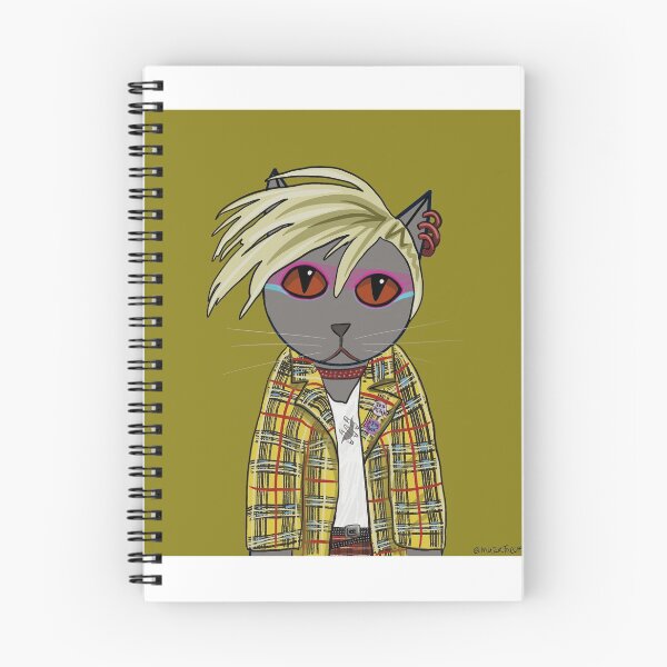 Aperçu de l'œuvre Punk Cat 2 créée et vendue par MuertoCupcake.