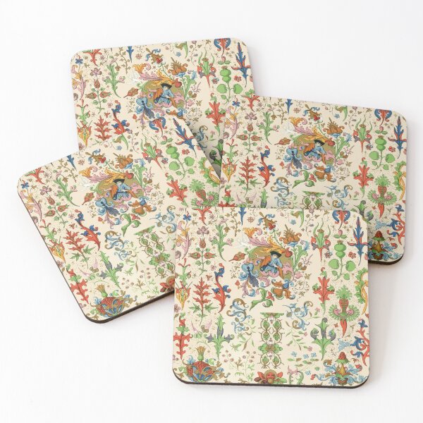Item preview, Medieval Pattern L'ornement Polychrome Albert Racinet designed and sold by digitalvintage.