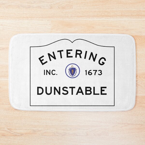 Item preview, Entering Dunstable Massachusetts - Commonwealth of Massachusetts Road Sign  designed and sold by NewNomads.