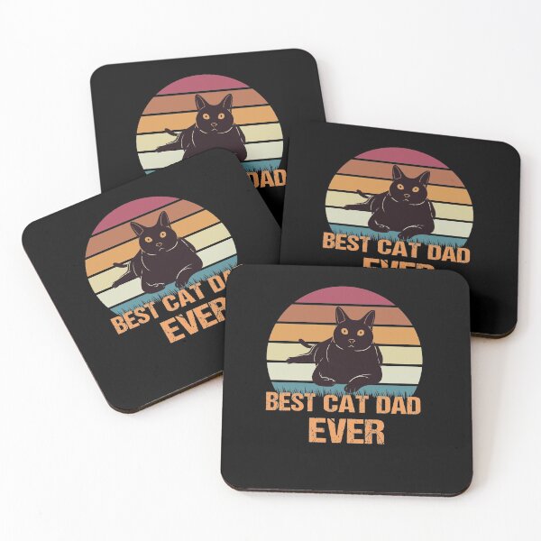 Item preview, Vintage Best Cat Dad Ever T-Shirt designed and sold by meedTee.