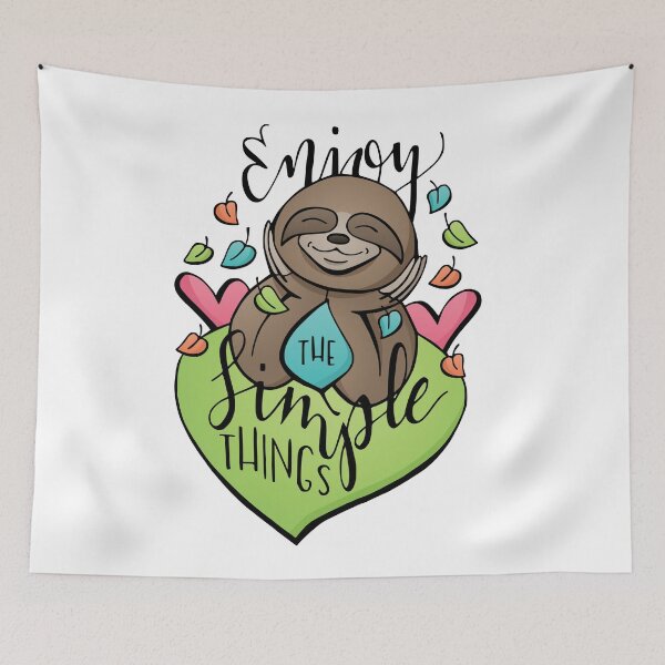 Item preview, Simple Sloth designed and sold by PrintsbyCass.