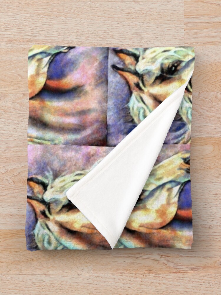 "One Spirit Painted Horse " Throw Blanket by JanineRileyArt Redbubble
