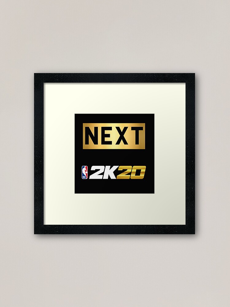 Next Nba 2k20 Basketball Framed Art Print By Swezi Redbubble