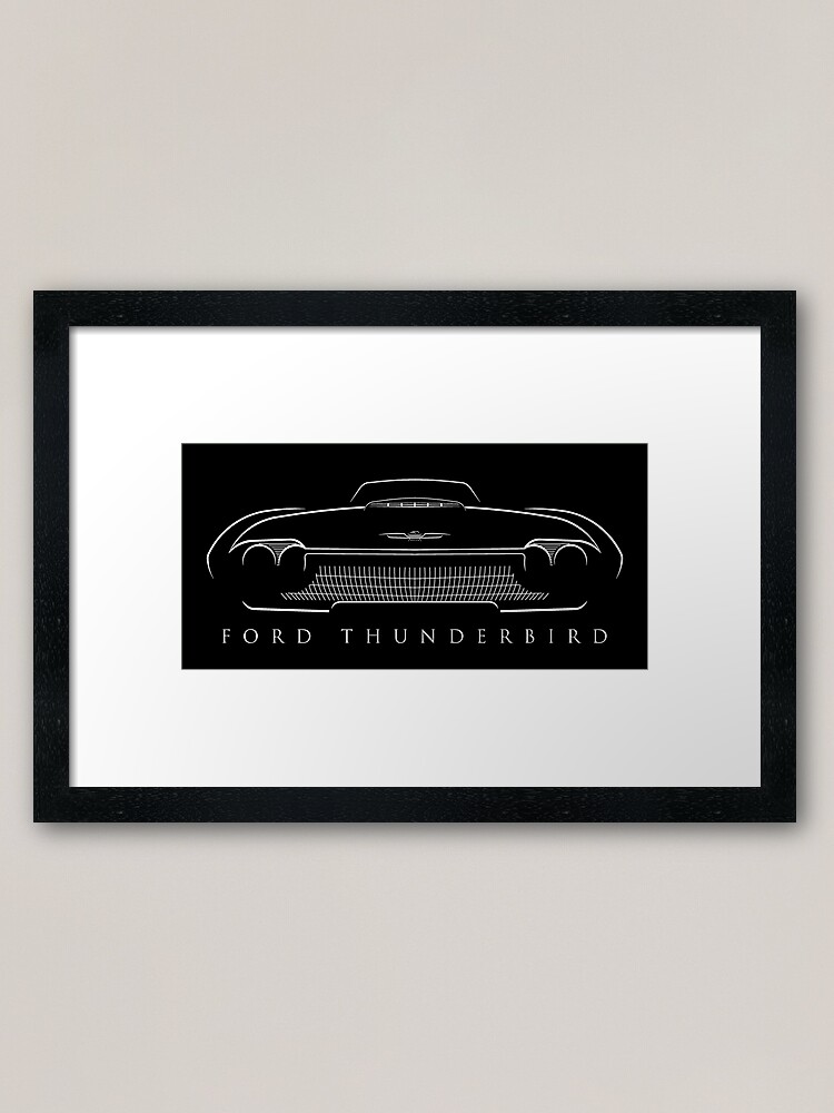 1963 Ford Thunderbird - Bullet bird Photographic Print for Sale by mal-photography