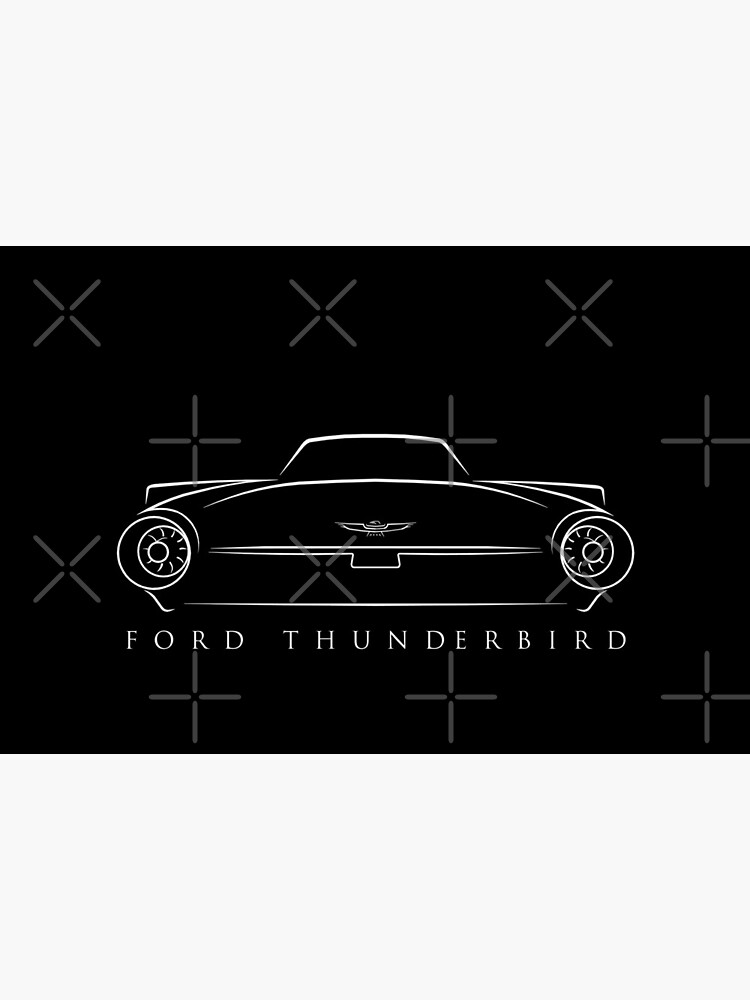 1963 Ford Thunderbird - Bullet bird Photographic Print for Sale by mal-photography