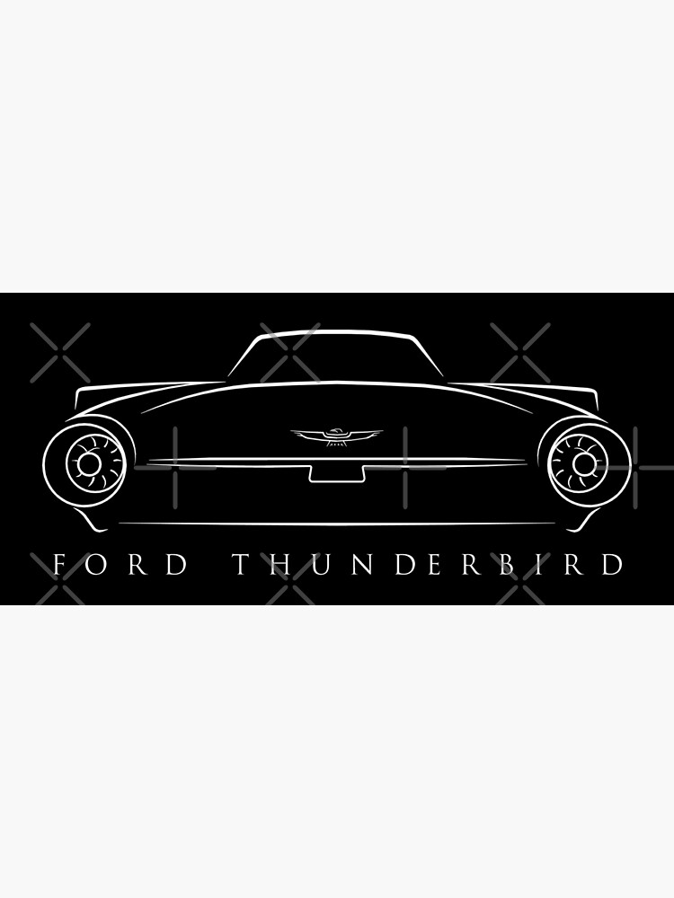 1963 Ford Thunderbird - Bullet bird Photographic Print for Sale by mal-photography