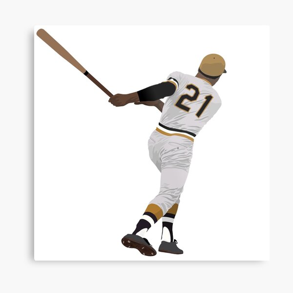 Roberto Clemente #21 Pittsburgh Printed Baseball Jersey