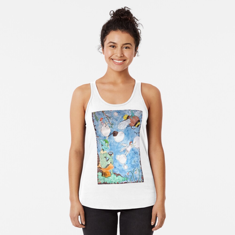 Elves & Fairies Racerback Tank Top