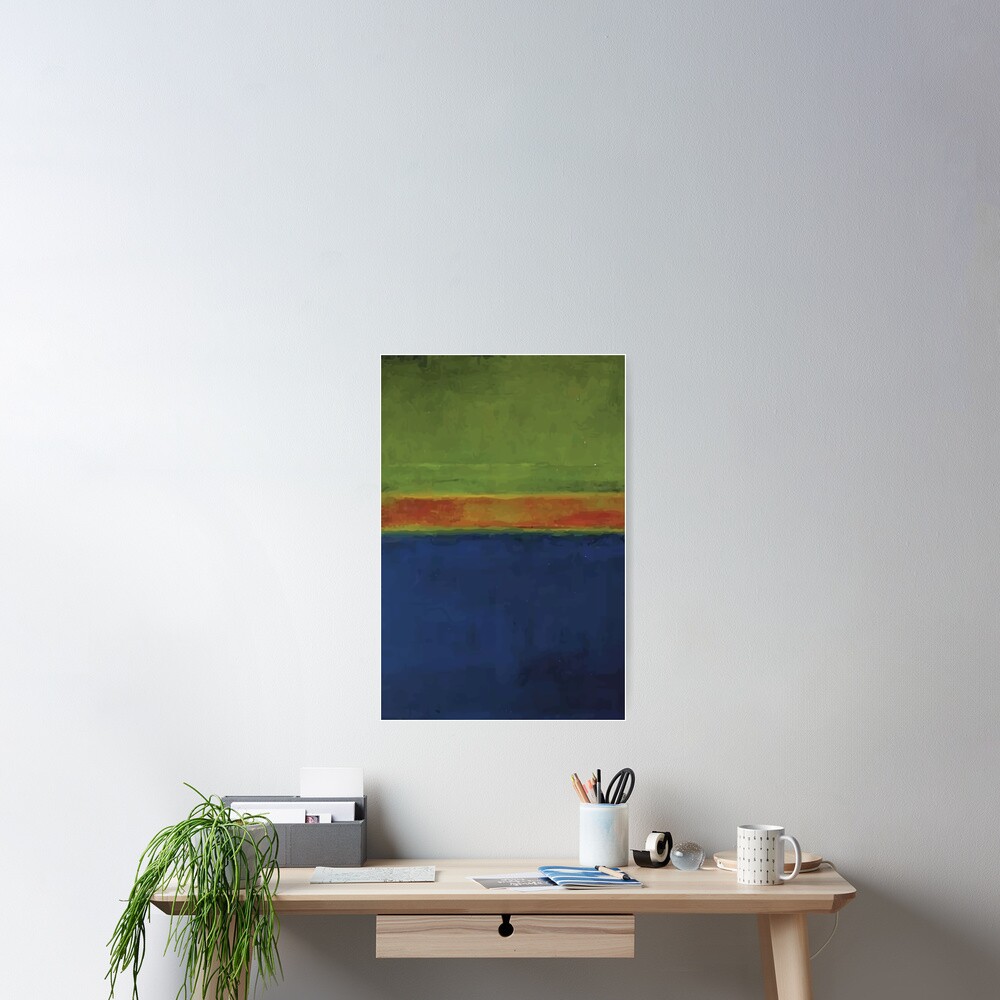 Mark Rothko | No. 2, Green, Red and Blue | Poster