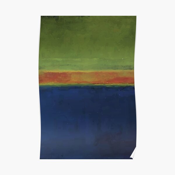 Mark Rothko | No. 2, Green, Red and Blue Poster