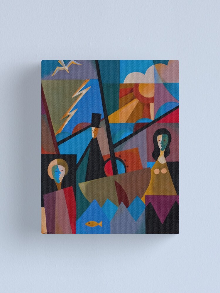 Alternate view of THE IMMIGRANTS Canvas Print
