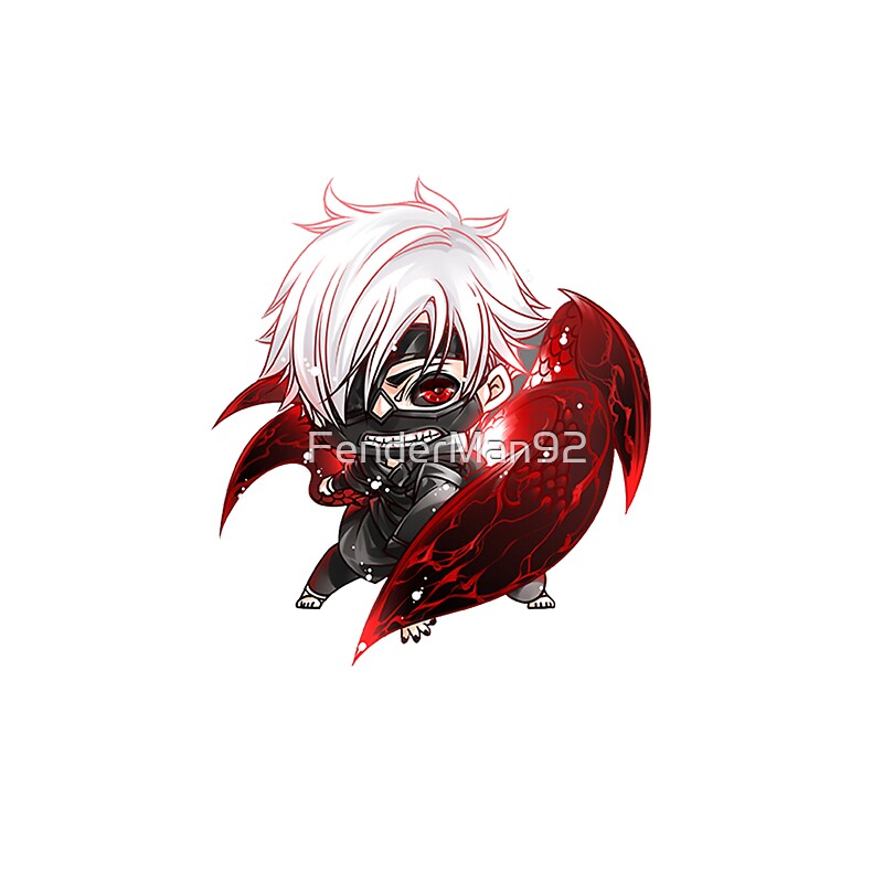 tokyo ghoul chibi stickers redbubble