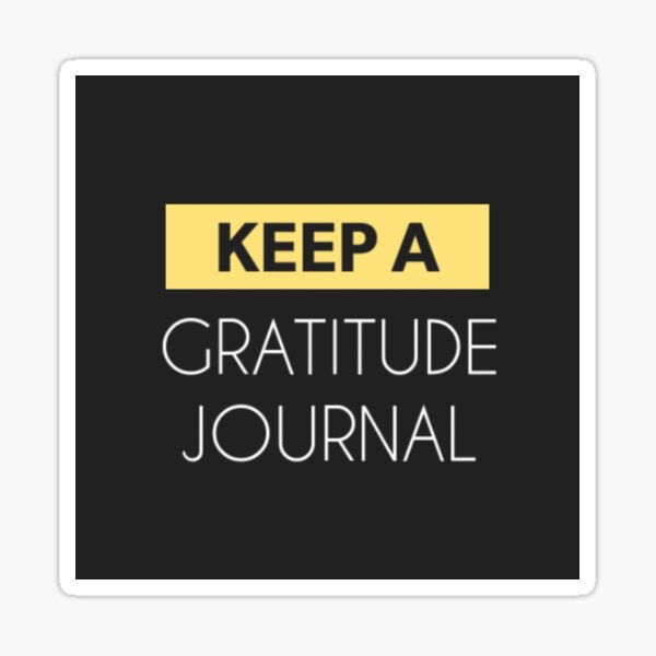 Item preview, Keep a Gratitude Journal designed and sold by Lehonani.