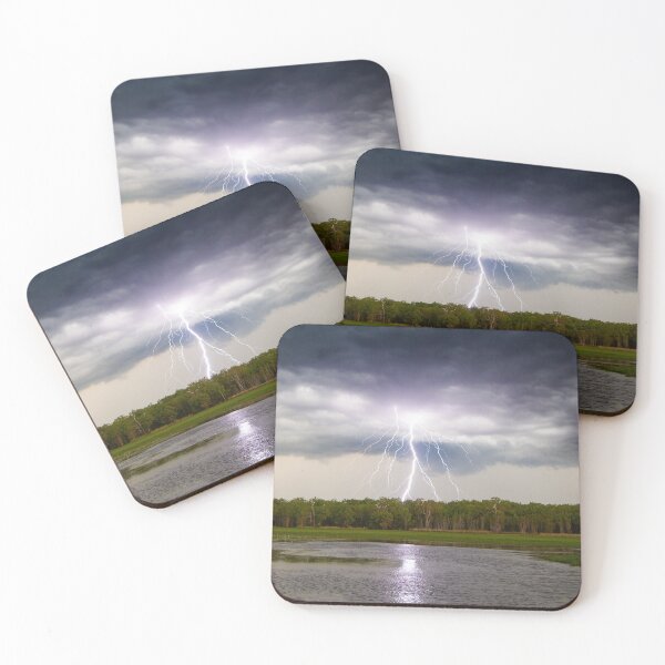 Item preview, Lightning bolt over lagoon designed and sold by mhall.