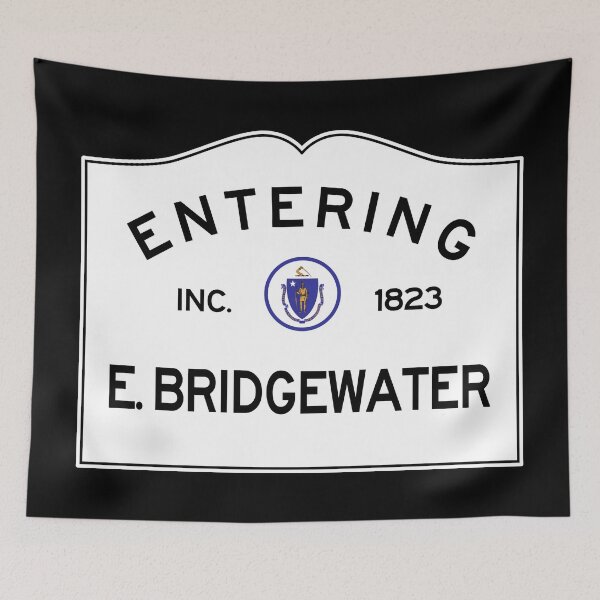 Item preview, Entering East Bridgewater Massachusetts - Commonwealth of Massachusetts Road Sign  designed and sold by NewNomads.