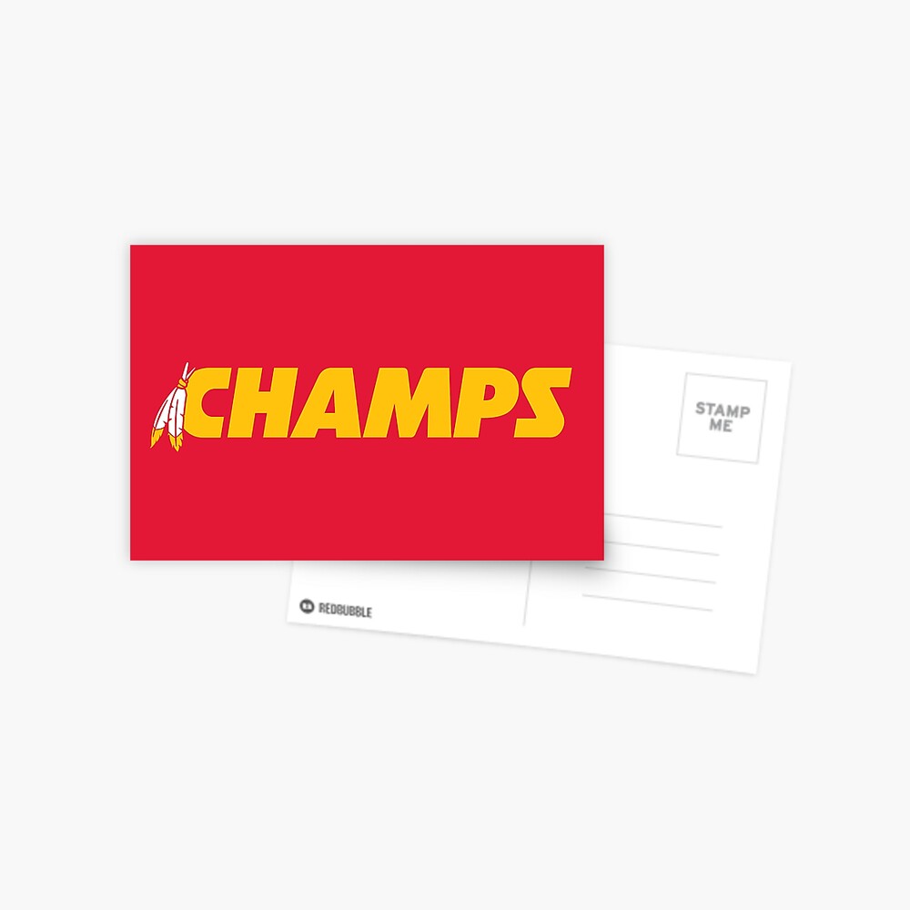 KC Champs - Red Postcard