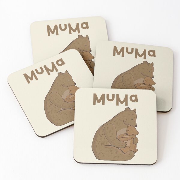 Item preview, Muma bear typography text art quote by Word Fandom - wordfandom designed and sold by Kerry Pritchard.