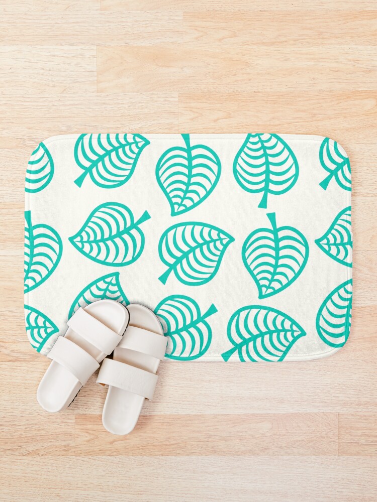 Alternate view of Island Life Pattern | Animal Crossing New Horizons Inspired Pattern Bath Mat