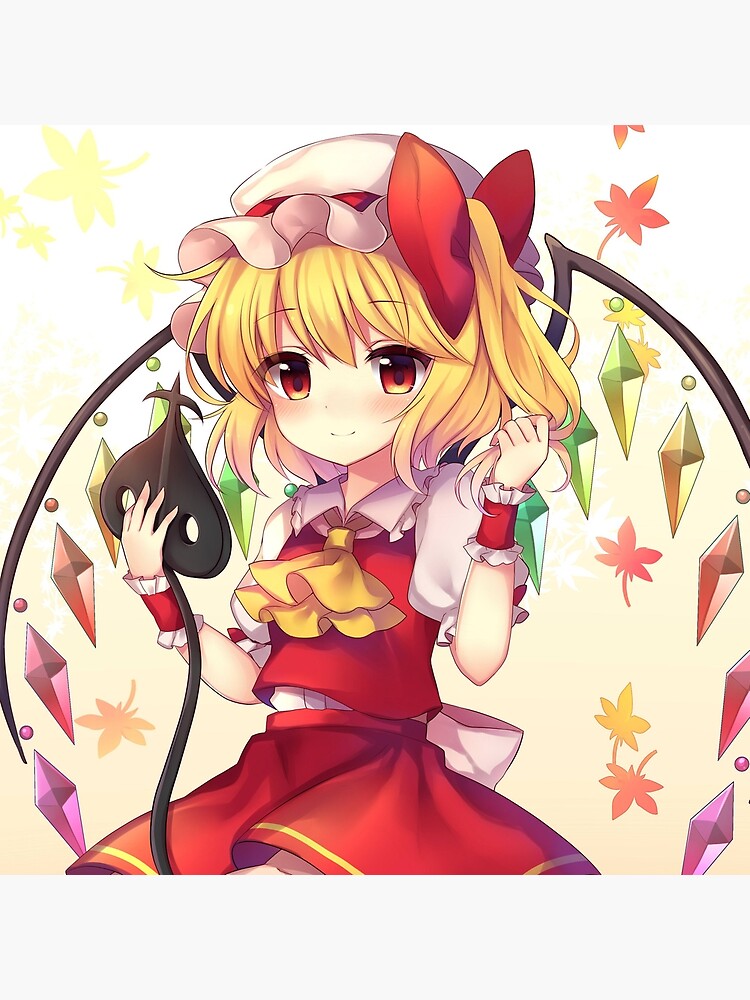 Touhou Project Flandre Scarlet Leather Purse Handbag Clutch Messenger Bag Makeup